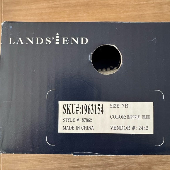 Lands End Imperial Blue Sherpa Fleece Marinac Boots Size 7B (BNWB) - Picture 4 of 6